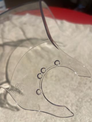 Visera Casco Moto Transparente