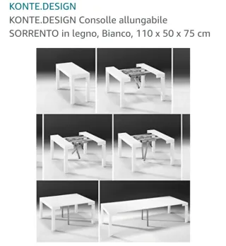 Tavolo consolle allungabile Fashion Commerce