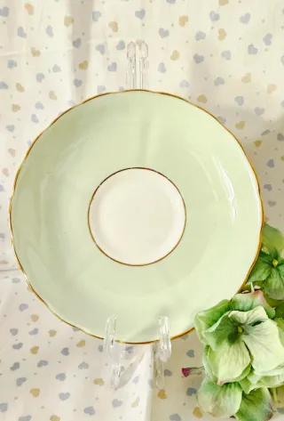 Set 5 Piattini e piastre da tè in Verde 3