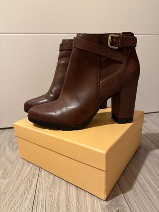 Botines tacón Mariamare marrones