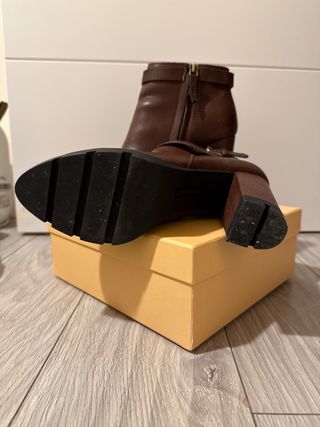 Botines tacón Mariamare marrones