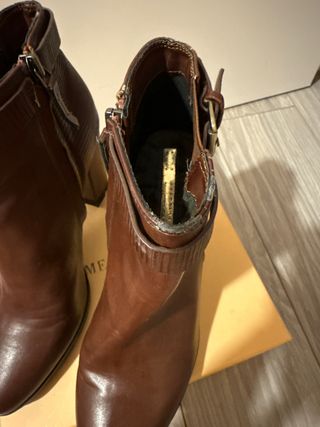 Botines tacón Mariamare marrones