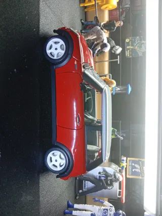 Mini Cooper 2001 Burago Rojo 1/18