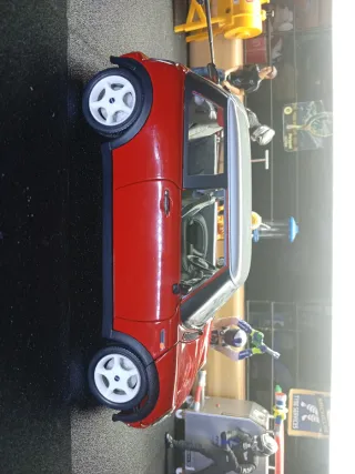 Mini Cooper 2001 Burago Rojo 1/18