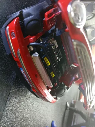 Mini Cooper 2001 Burago Rojo 1/18