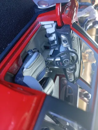 Mini Cooper 2001 Burago Rojo 1/18