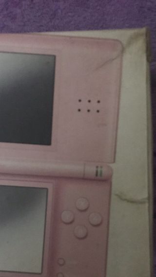 Nintendo DS Lite Rosa Caja y Manual