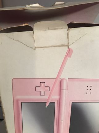 Nintendo DS Lite Rosa Caja y Manual