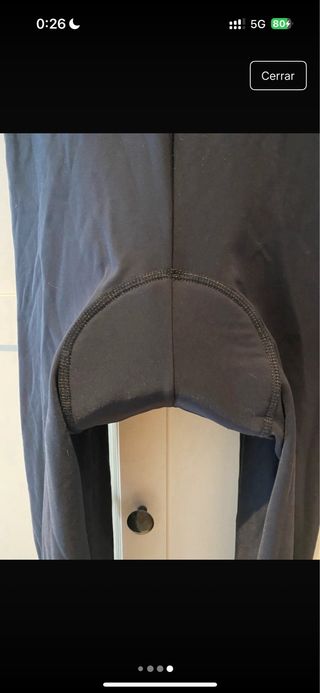 Maillot Ciclismo Btwin Negro Manga Larga