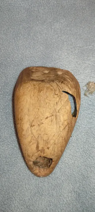 Zoquetas de madera antiguas