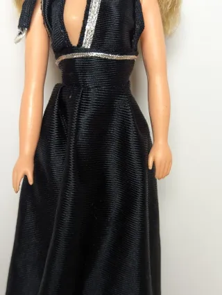 Muñeca Vintage Fleur Vestido Negro