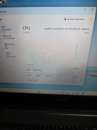 Ordenador portátil Acer INTEL ICORE 3, 8RAM, WIN11