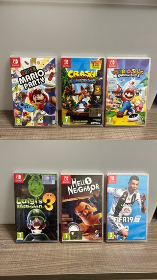 Giochi Nintendo Switch: Mario, Crash, Luigi, FIFA