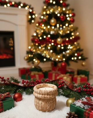 Vela Tecelã | Vela Natal | Cera de Soja