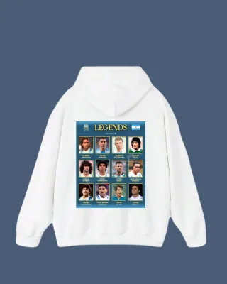 Sudadera Blanca con Diseño Mundialista