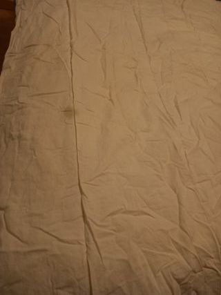 Edredón beige de tela