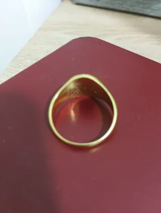 Anillo Sello Oro 18k 8gr