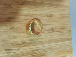 Anillo Sello Oro 18k 8gr