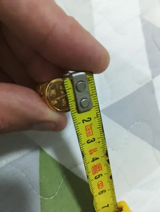 Anillo Sello Oro 18k 8gr