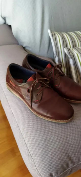 Zapatos Fluchos Hombre Talla 42 Marrón