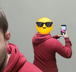 Chaqueta con capucha Springfield roja