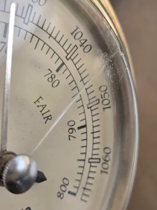 Barometro nautico vintage ottone Kundo