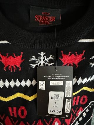Jersey Stranger Things Hellfire Christmas