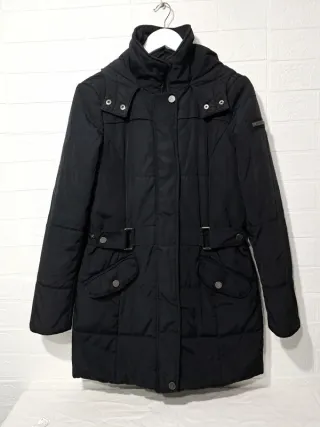 Chaquetón mujer negro