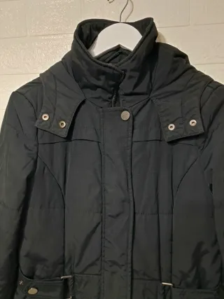 Chaquetón mujer negro