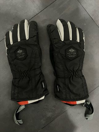 Guantes de Nieve Wedze Negros y Blancos