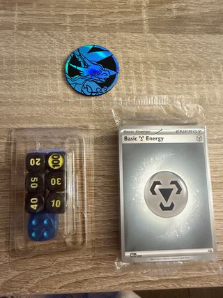 ETB Phantasmal Flames - Dados, Moneda y Energía