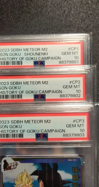 SDBH - MM2 - history of Goku - psa 10