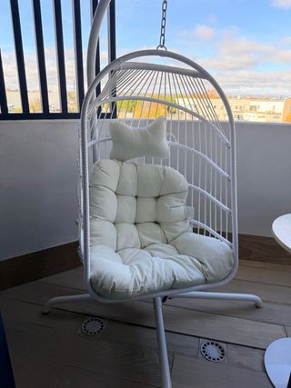 Silla Colgante Blanca Moderna