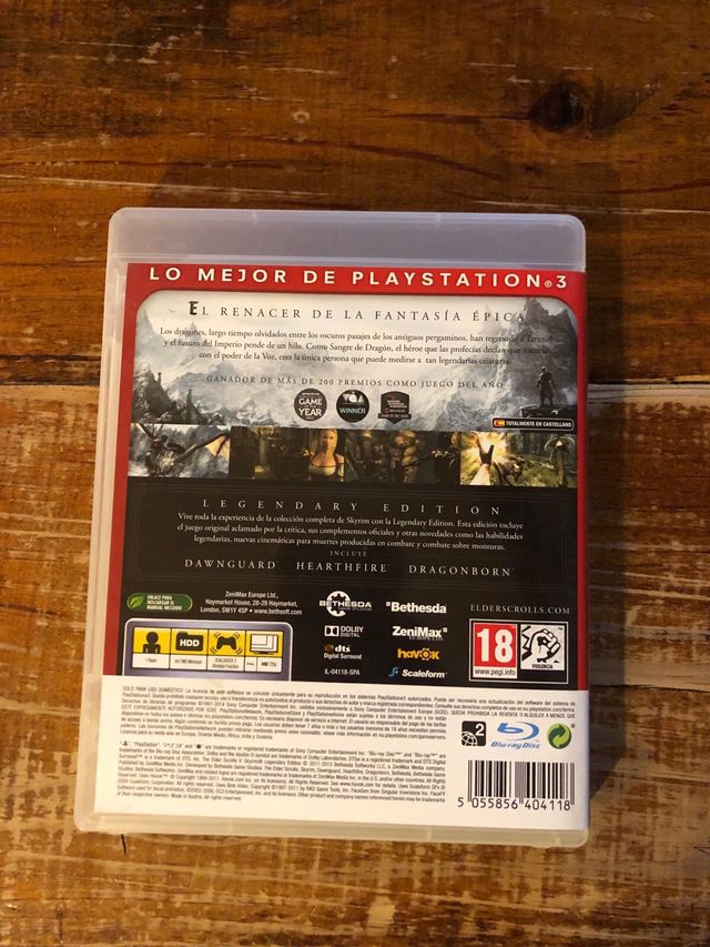 PS3 The Elder Scrolls V Skyrim Legendary Edition