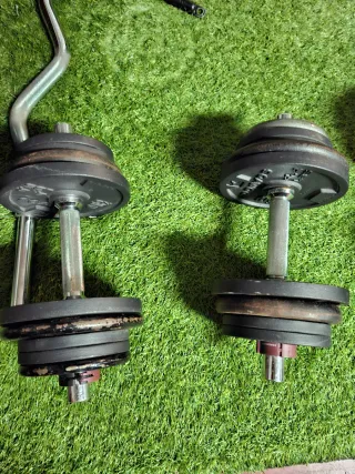 Mancuernas Ajustables Pesos Gimnasio