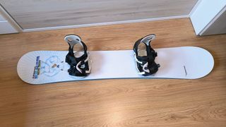 Tabla Snowboard con Fijaciones