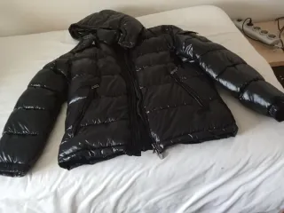 Abrigo Moncler Negro Talla S Unisex