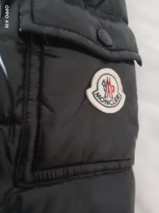 Abrigo Moncler Negro Talla S Unisex