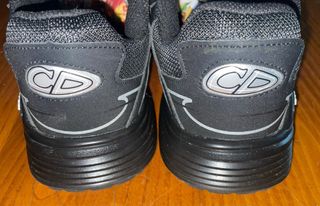 Scarpe Dior Uomo Nero Argento B30