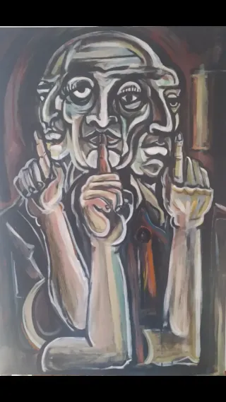 Obra de arte original abstracta