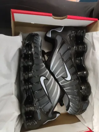 Nike Shox TL Negro Gris