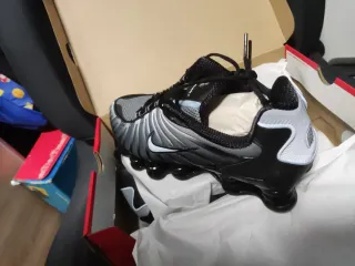 Nike Shox TL Negro Gris