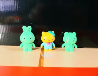 Figuras de Hello Kitty Sanrio Set 3 Piezas