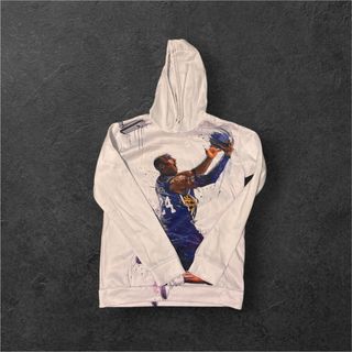 Felpa bianca con stampa Kobe Bryant