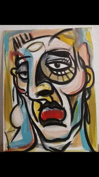 Obra de arte original abstracta