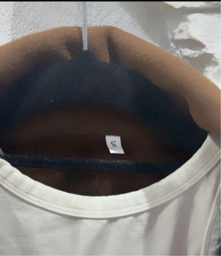 Chaqueta cruzada marrón y roja