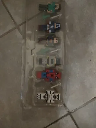 Set Personaggi Minecraft Supereroi