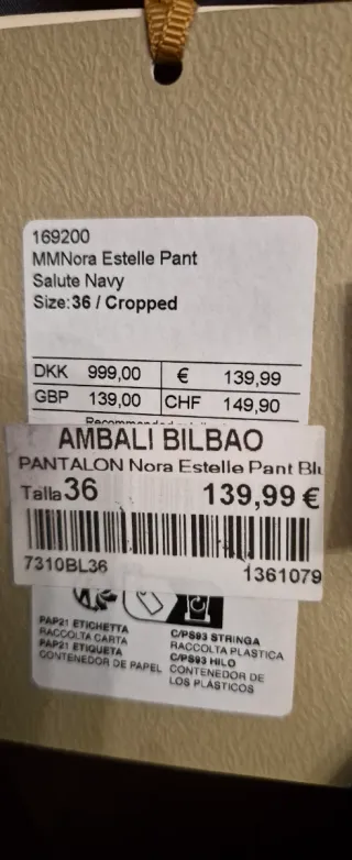 Pantalón azul Mosh Mosh