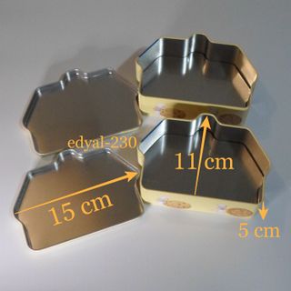 2 x Scatolina di latta Mulino Bianco porta merenda