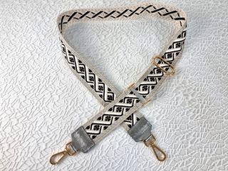 Correa para Bolso Oro-Piel - Negro-Plata-Blanco